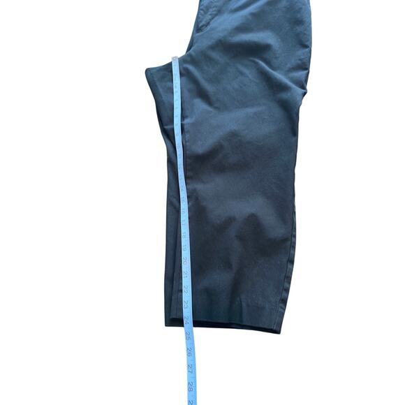 Old Navy Black Career Office Work High Rise Straight Leg Pixie Pants Size 22 - Picture 10 of 11